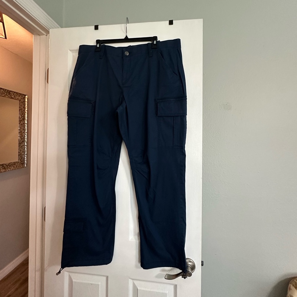 Natural Reflections Dark Blue Cargo Pants